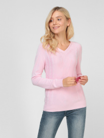 Джемпер Sassofono модель A191-SF-473113, ПУДРОВИЙ Фото