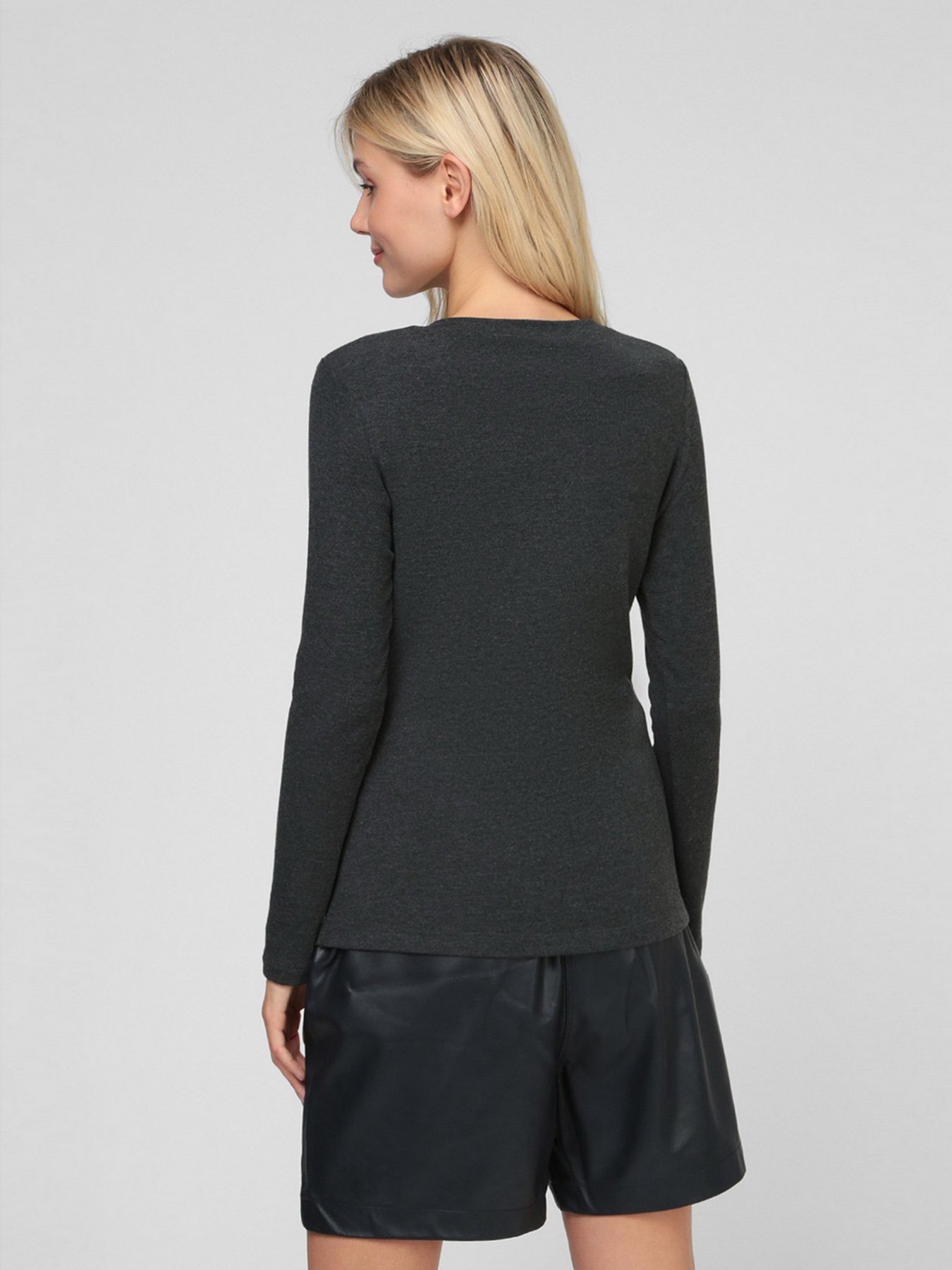 Лонгслів Sassofono модель A201-SF-315112-2, АНТРАЦИТ Фото