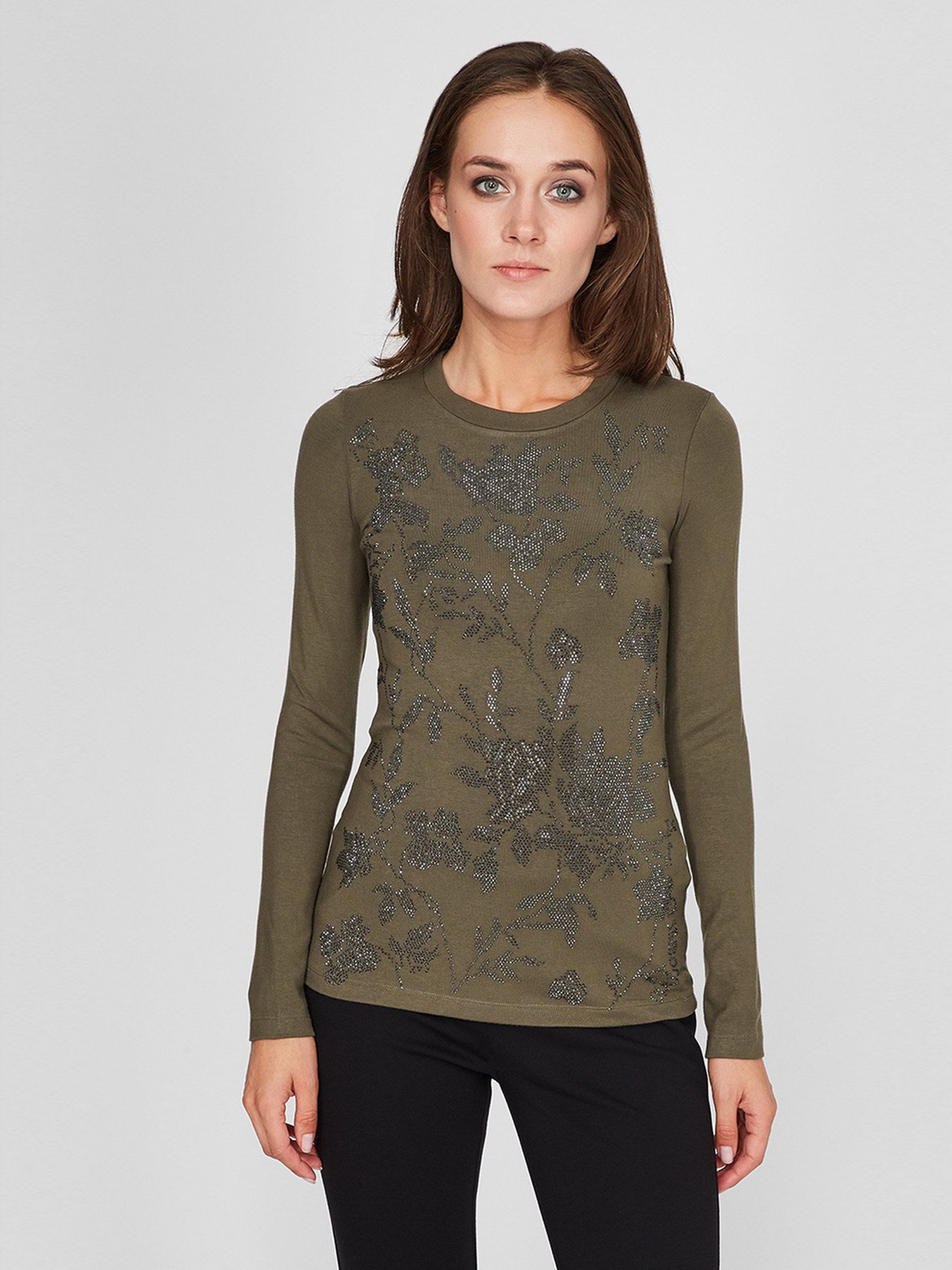 Лонгслив Sassofono модель A201-SF-315112-2, ХАКІ Фото