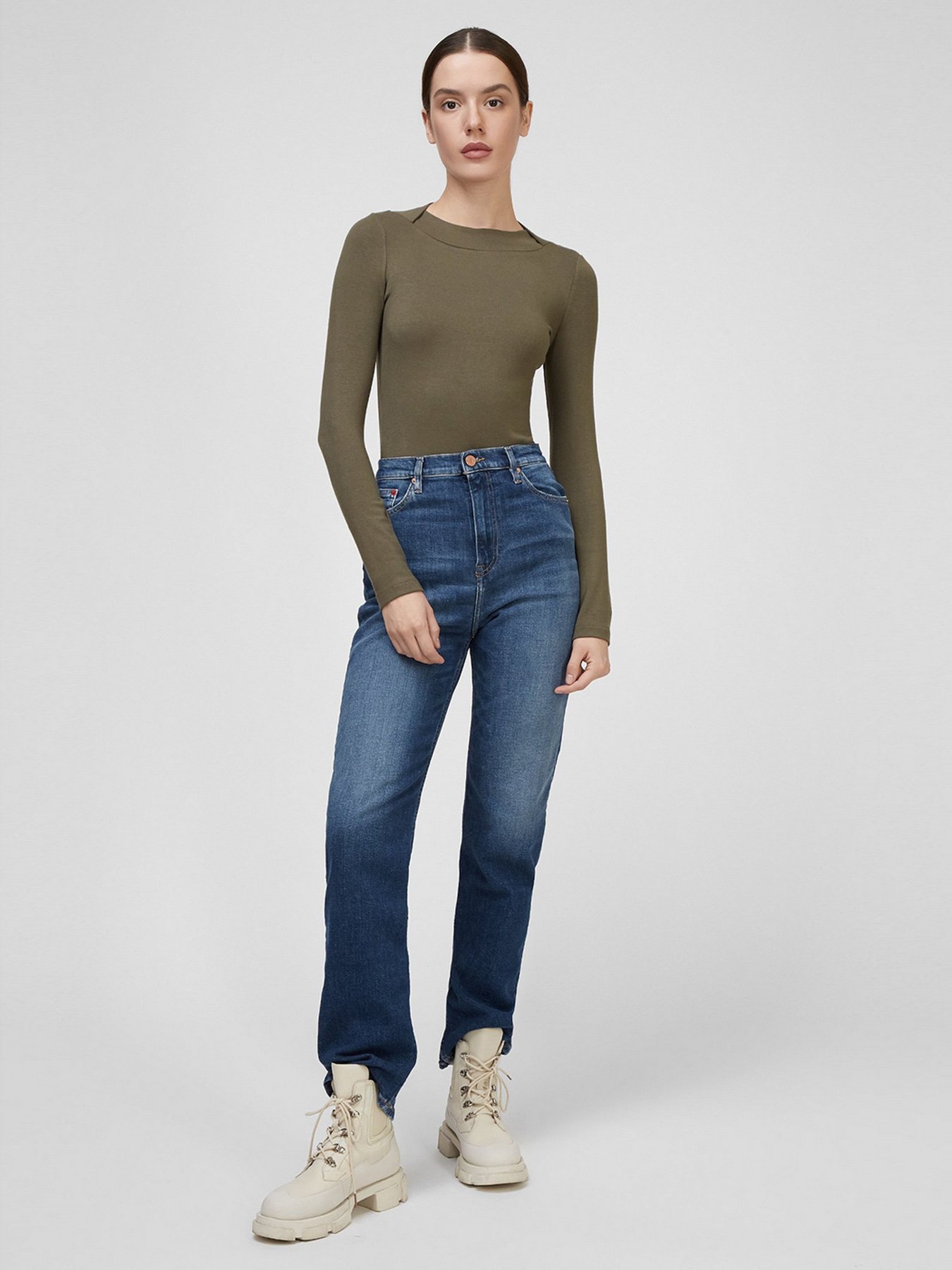 Лонгслив Sassofono модель A201-SF-316112-1, ХАКІ Фото