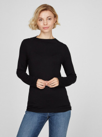 Лонгслів Sassofono модель A201-SF-316112-1, ЧОРНИЙ Фото