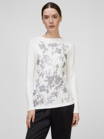 Лонгслив Sassofono модель A201-SF-316112-2, МОЛОЧНИЙ Фото