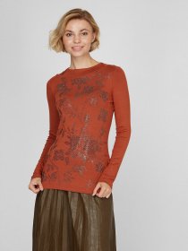 Лонгслив Sassofono модель A201-SF-316112-2, ЦЕГЛЯНИЙ Фото