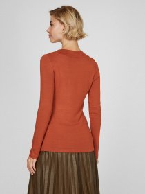 Лонгслів Sassofono модель A201-SF-316112-2, ЦЕГЛЯНИЙ Лонгслів Sassofono модель A201-SF-316112-2, ЦЕГЛЯНИЙ Фото