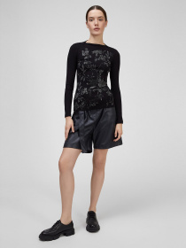 Лонгслів Sassofono модель A201-SF-316112-2, ЧОРНИЙ Фото