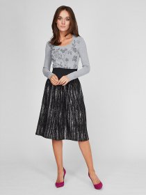 Лонгслив Sassofono модель A201-SF-317112-2, МЕЛАНЖЕВИЙ Фото