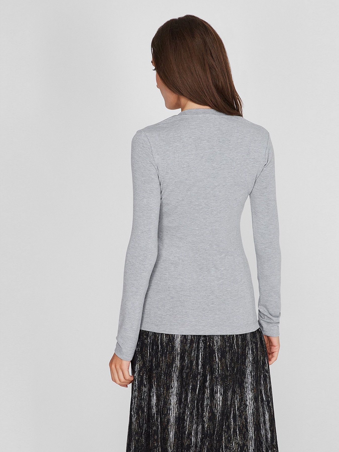 Лонгслів Sassofono модель A201-SF-317112-2, МЕЛАНЖЕВИЙ Фото