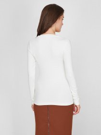 Лонгслів Sassofono модель A201-SF-317112-2, МОЛОЧНИЙ Фото