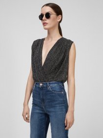 Блуза Sassofono модель A201-SF-369111, ЧОРНИЙ Блуза Sassofono модель A201-SF-369111, ЧОРНИЙ Фото