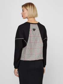 Свитер Sassofono модель A201-SF-374111, Чорний Фото