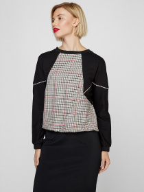 Свитер Sassofono модель A201-SF-374111, Чорний Фото