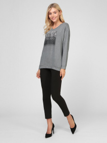 Лонгслив Sassofono модель A201-SF-410112, СІРИЙ Фото