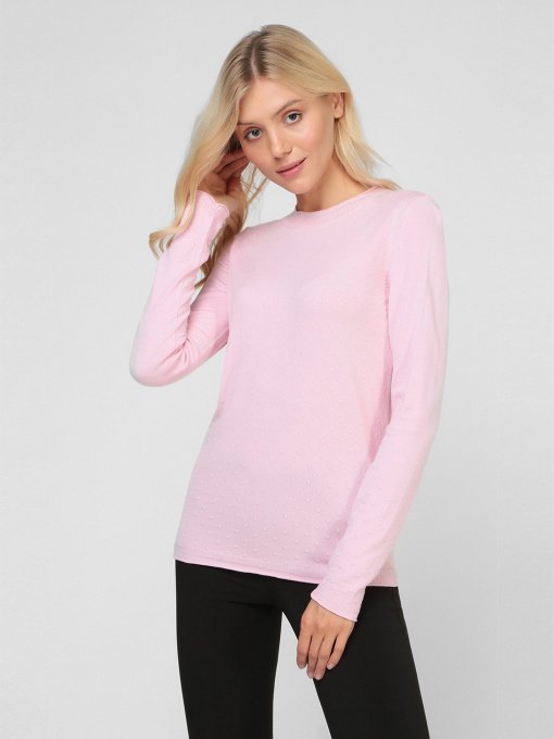 Джемпер Sassofono модель A191-SF-474112, ПУДРОВИЙ Фото