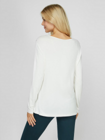 Лонгслив Sassofono модель A201-SF-41361, МОЛОЧНИЙ Фото