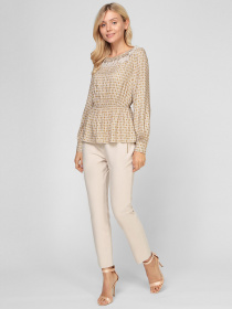 Блуза Sassofono модель A201-SF-46139, БЕЖЕВИЙ Фото