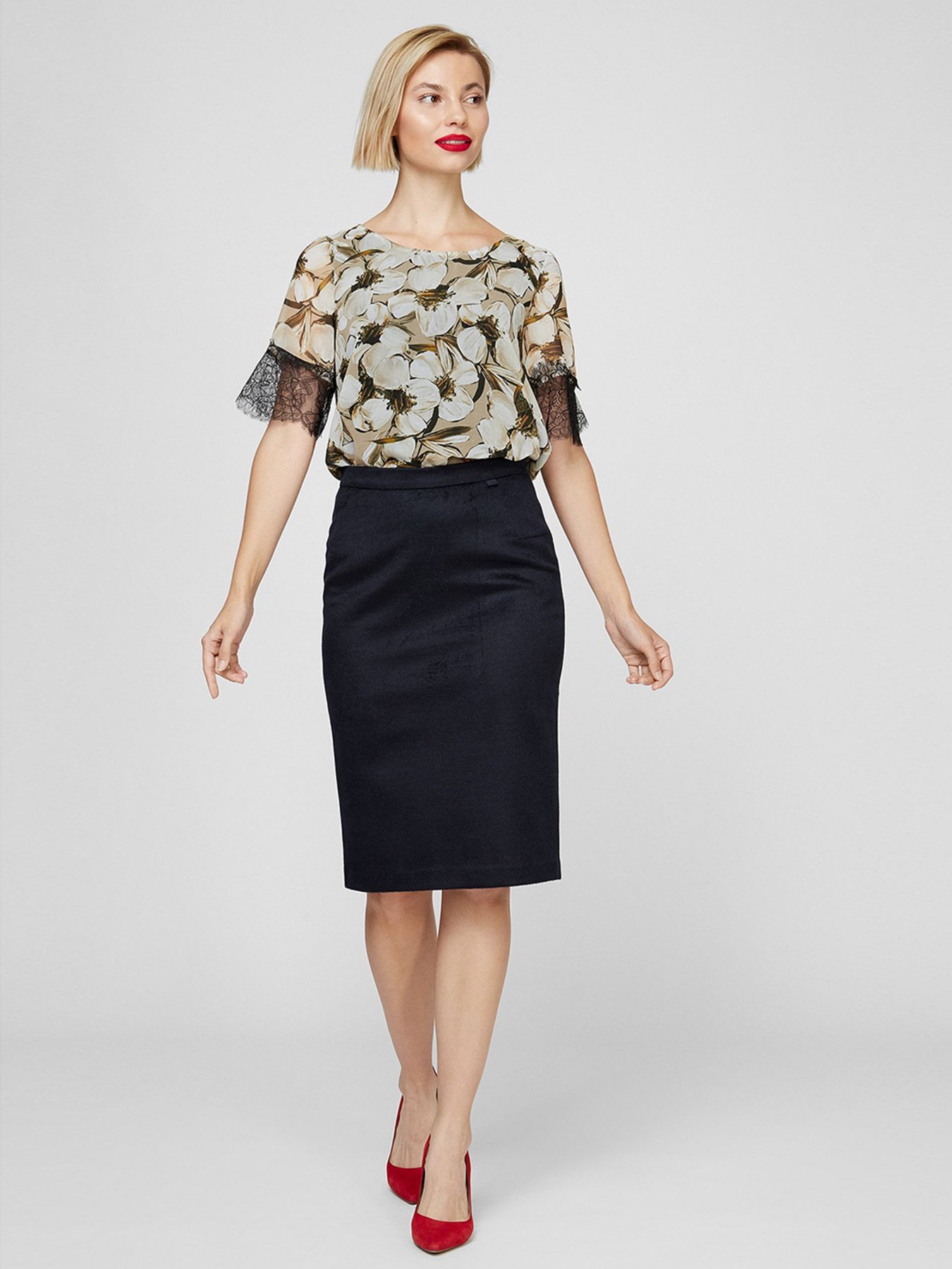 Блуза Sassofono модель A201-SF-46249, БЕЖЕВИЙ Фото