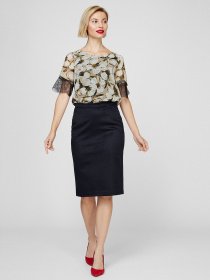 Блуза Sassofono модель A201-SF-46249, БЕЖЕВИЙ Фото