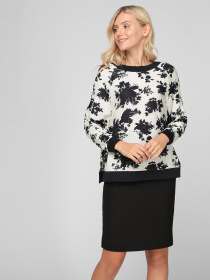 Свитшот Sassofono модель A201-SF-5314, МОЛОЧНИЙ Фото