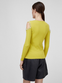 Джемпер Sassofono модель A201-SF-709111-1, ОЛИВКОВО ЗОЛОТИЙ Фото