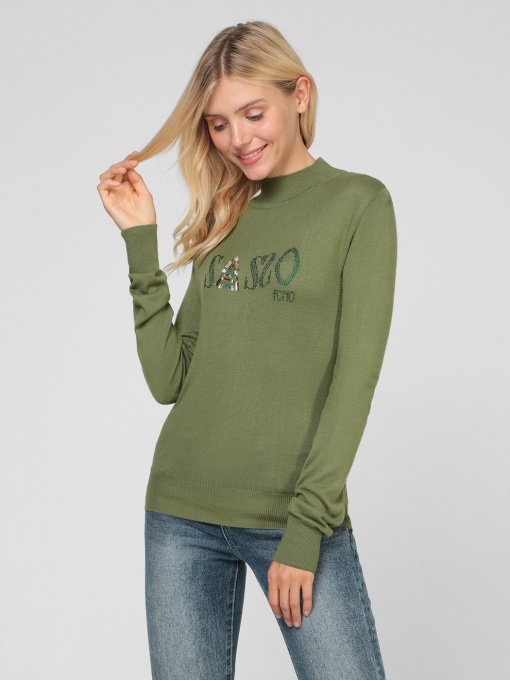 Джемпер Sassofono модель A201-SF-745142, ХАКІ Фото