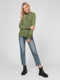 Джемпер Sassofono модель A201-SF-745142, ХАКІ Джемпер Sassofono модель A201-SF-745142, ХАКІ Фото