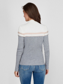 Джемпер Sassofono модель A201-SF-750111, Сіро-пудровий Фото