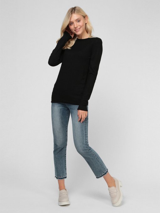 Джемпер Sassofono модель A191-SF-474112, ЧОРНИЙ Фото