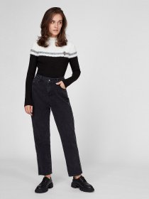 Джемпер Sassofono модель A201-SF-750111, Чорно-сірий Фото