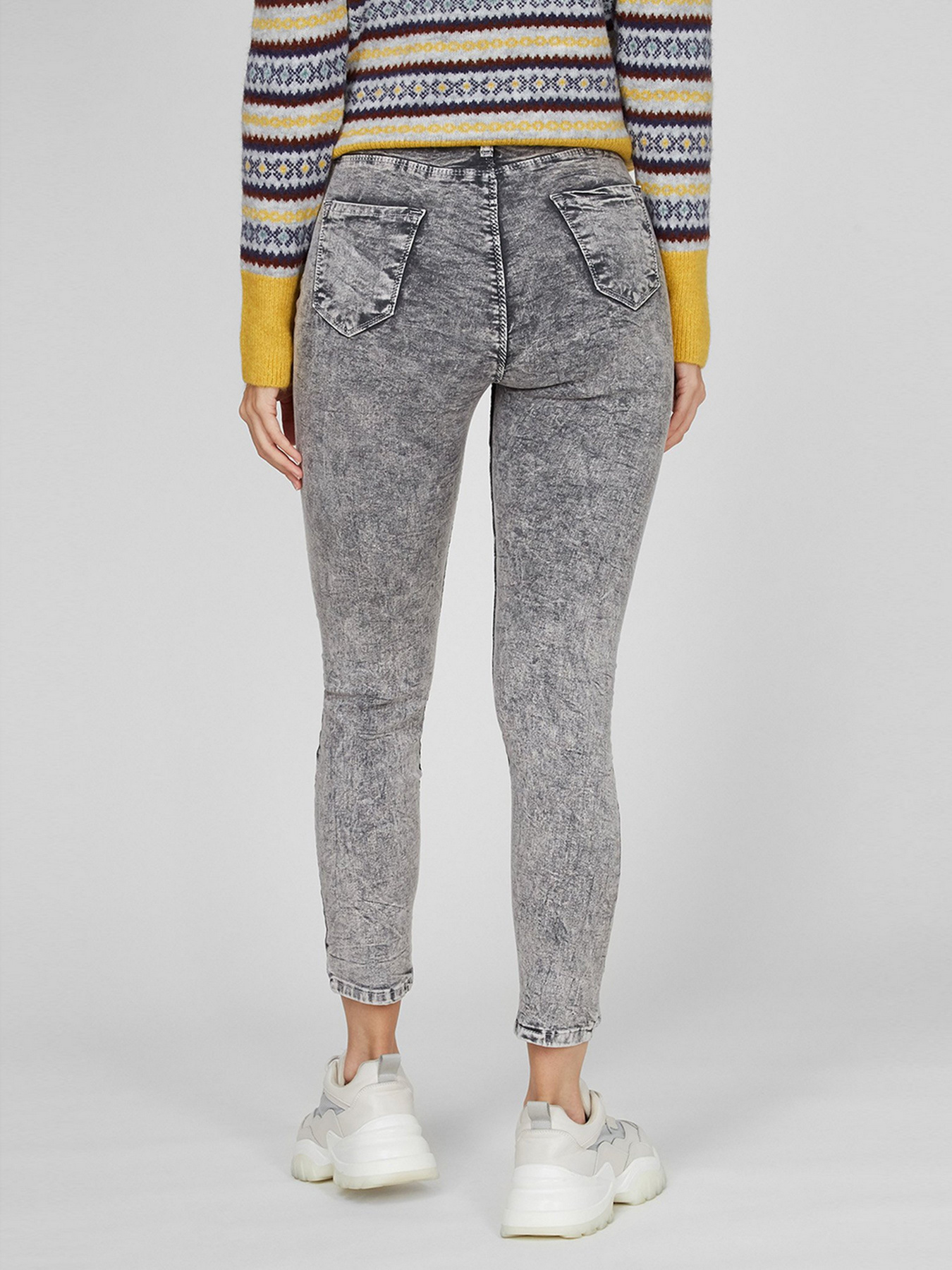 Скинни джинсы Sassofono модель A191-SC-60399, Антрацит Скинни джинсы Sassofono модель A191-SC-60399, Антрацит Фото