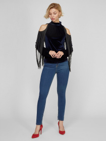 Брюки повседневные Sassofono модель A191-SF-301018, СИНІЙ Фото