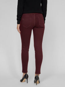 Скинни джинсы Sassofono модель A191-SF-321011, Бордовий Скинни джинсы Sassofono модель A191-SF-321011, Бордовий Фото