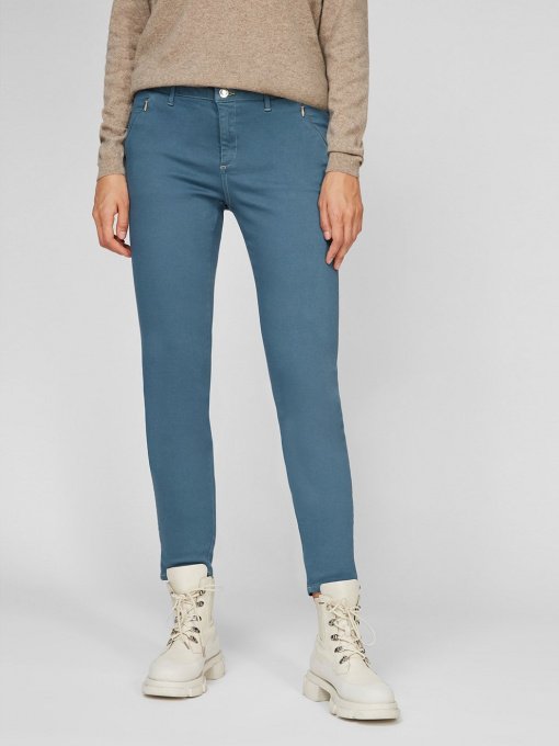 Повседневные штаны Sassofono модель A191-SF-321011, Темно блакитний Фото