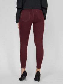 Повседневные штаны Sassofono модель A191-SF-321011-1, Бордовий Фото