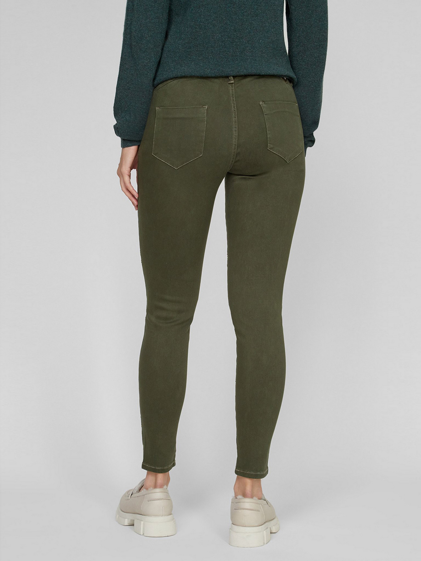 Скіні джинси Sassofono модель A191-SF-321011-1, зеленый Фото