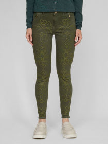 Скинни джинсы Sassofono модель A191-SF-321011-1, зеленый Фото
