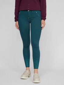 Брюки повседневные Sassofono модель A191-SF-321011-2, Насичено-зелений Фото