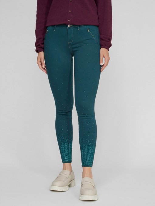 Повсякденні штани Sassofono модель A191-SF-321011-2, Насичено-зелений Фото