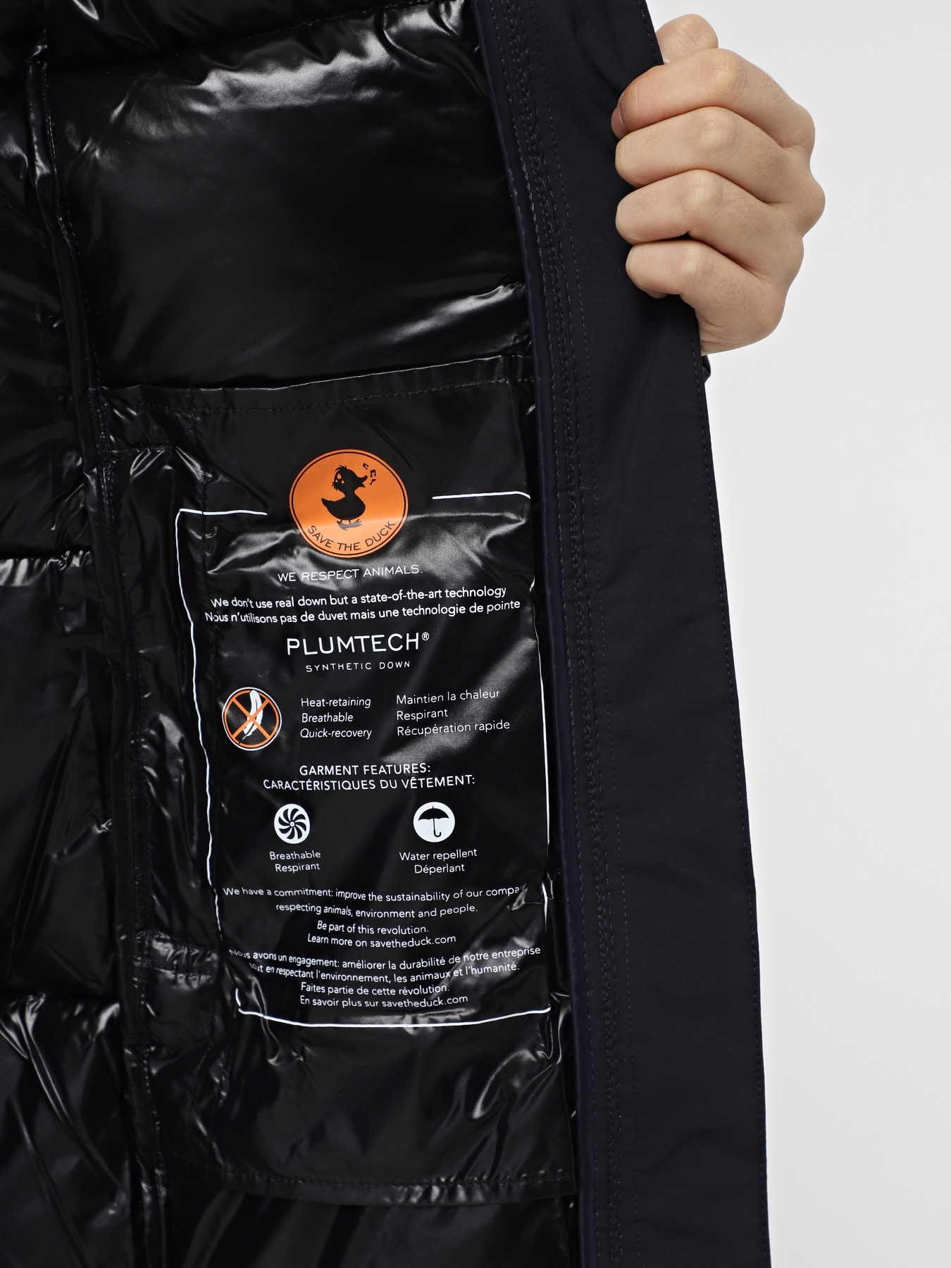 Зимняя куртка Save the duck Ines модель D45650W INES-LUCK19-90010 Фото