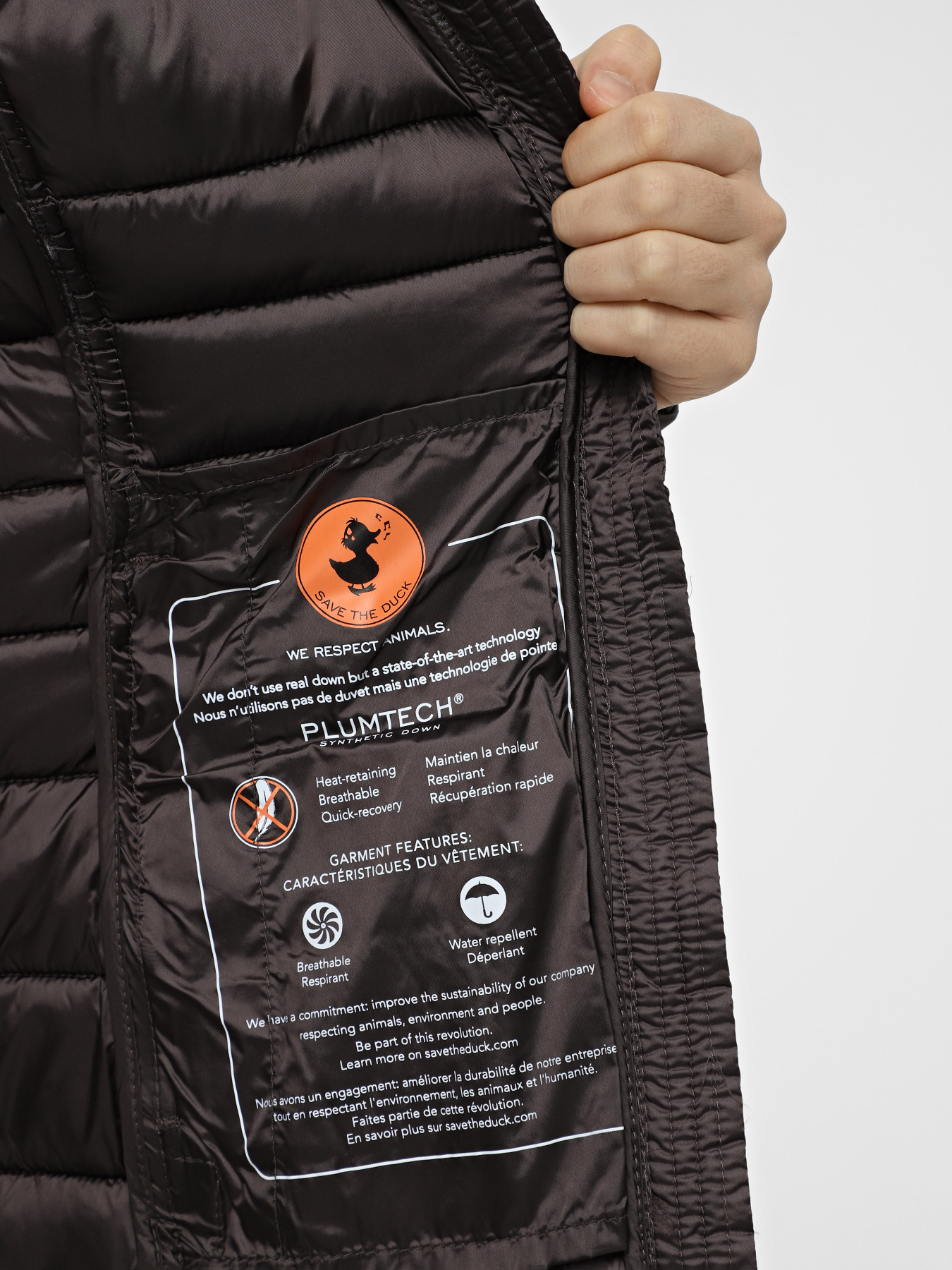 Зимова куртка Save the duck Reese модель D47300W REESE-IRIS19-40009 Фото