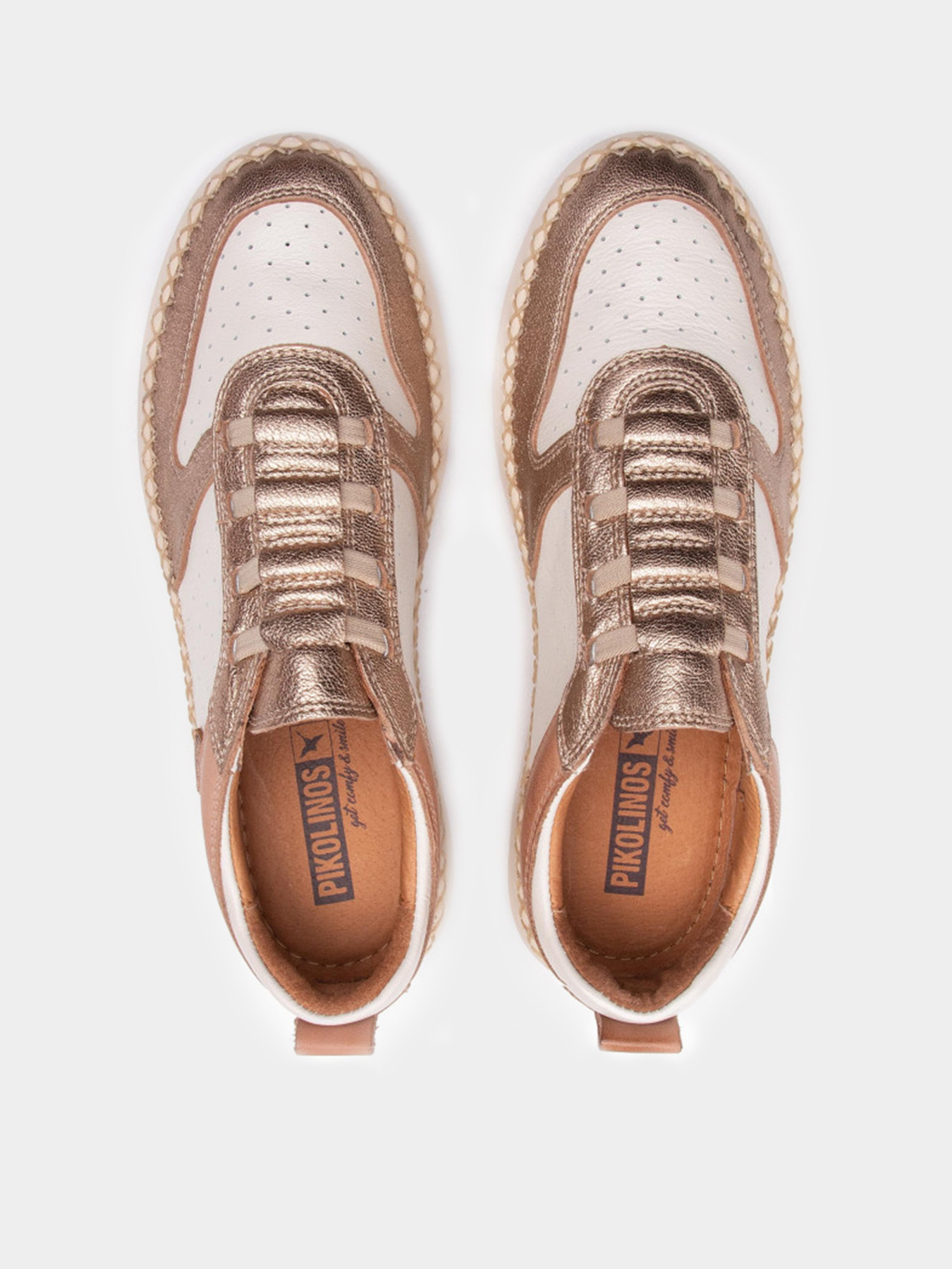 Кеди низькі PIKOLINOS модель W6B-6753CLC1-CHAMPAGNE Фото