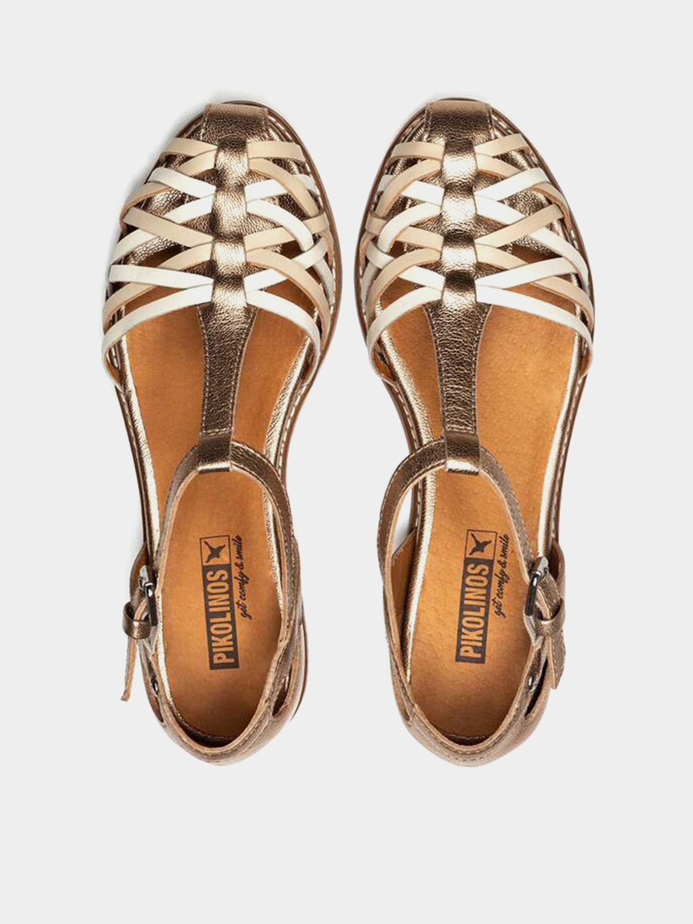 Сандалії PIKOLINOS Talavera модель W3D-0665CLC1-CHAMPAGNE Фото