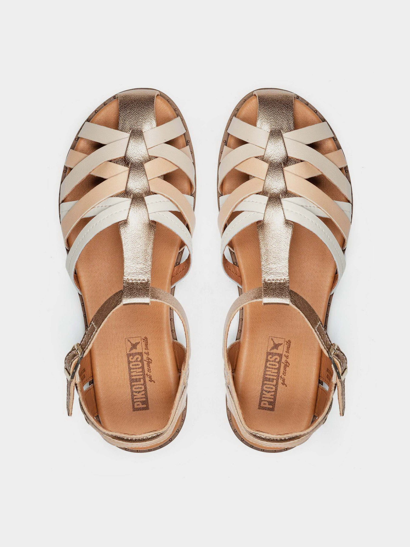 Сандалии PIKOLINOS модель W8Q-0803CLC1-CHAMPAGNE Фото