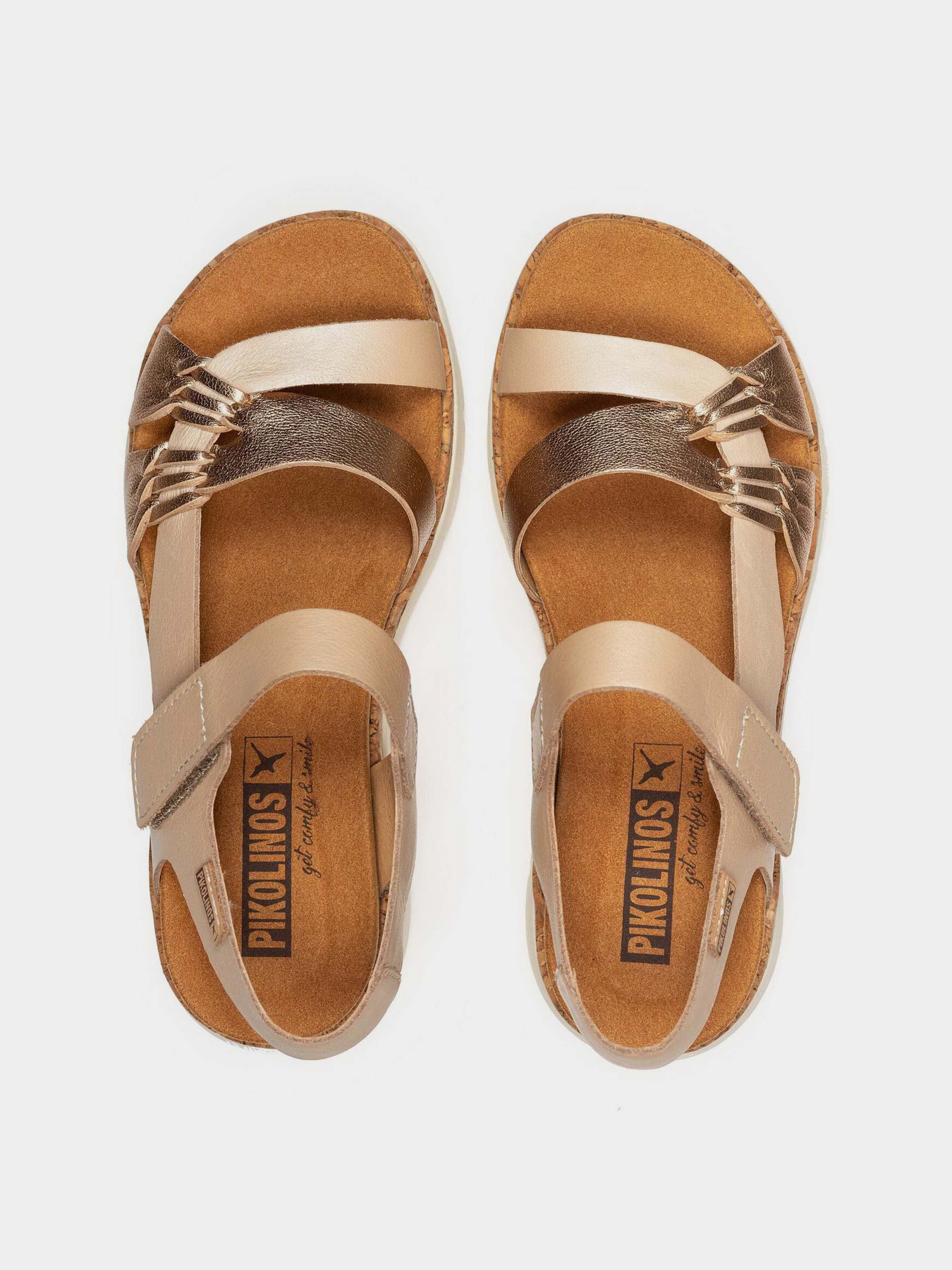 Босоніжки PIKOLINOS модель W4N-0968CLC1-CHAMPAGNE Босоніжки PIKOLINOS модель W4N-0968CLC1-CHAMPAGNE Фото