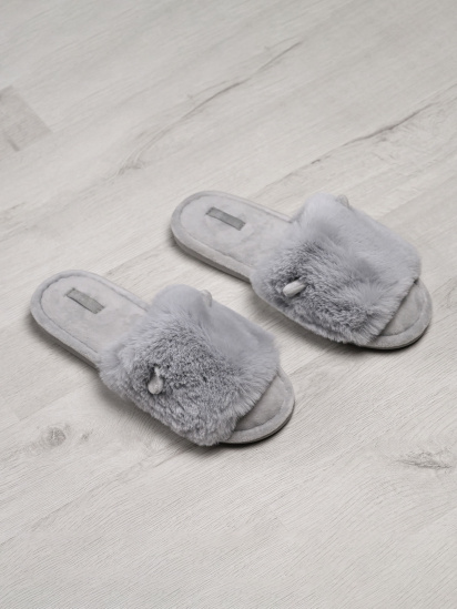 Капці MBM MY HOME Nana модель SL-03 LIGHT GRAY — фото 3 - INTERTOP