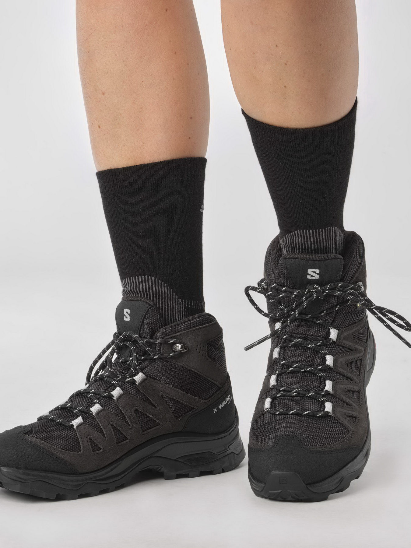 Тактичні черевики SALOMON X Ward Leather Mid GORE-TEX модель L47181900 Фото