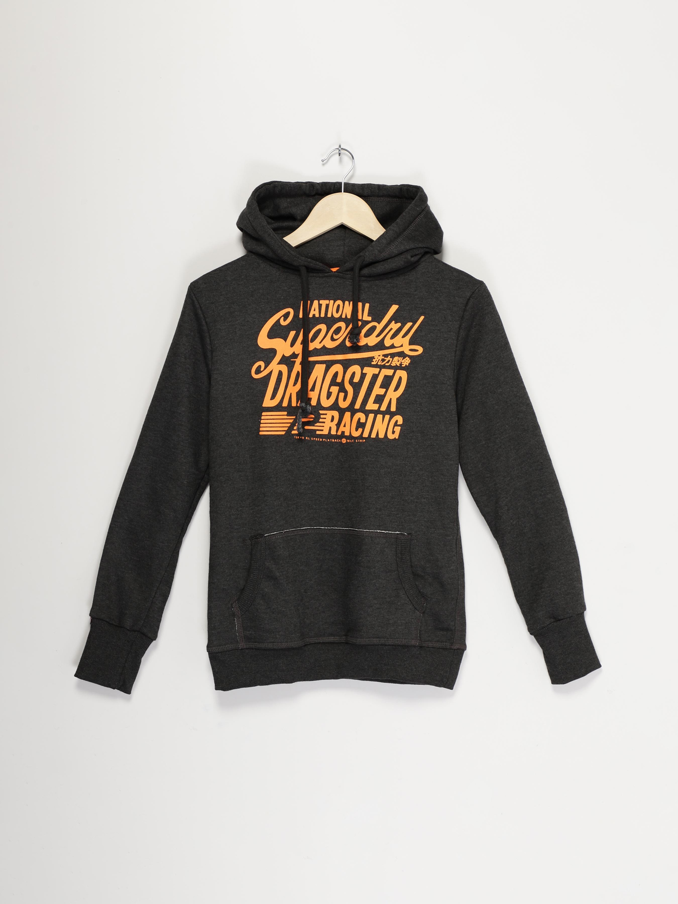 Худі Superdry модель GS2DA148_т.сірий з помаранчевим Худі Superdry модель GS2DA148_т.сірий з помаранчевим Фото