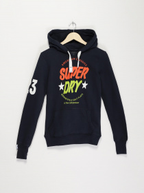 Худі Superdry модель RN1276857_т.синій комб. Фото