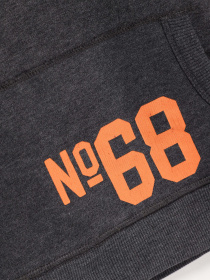 Худи Superdry модель RN1276858_т.сірий з помаранчевим Фото