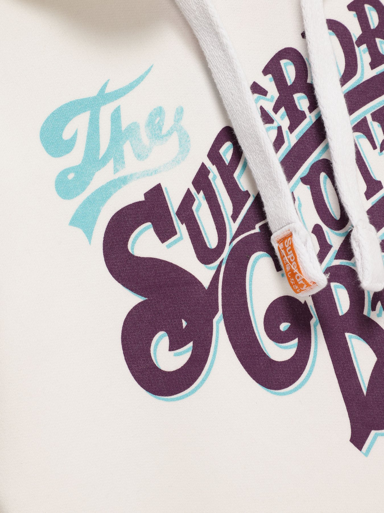 Худи Superdry модель RN1276859_білий комб. Фото