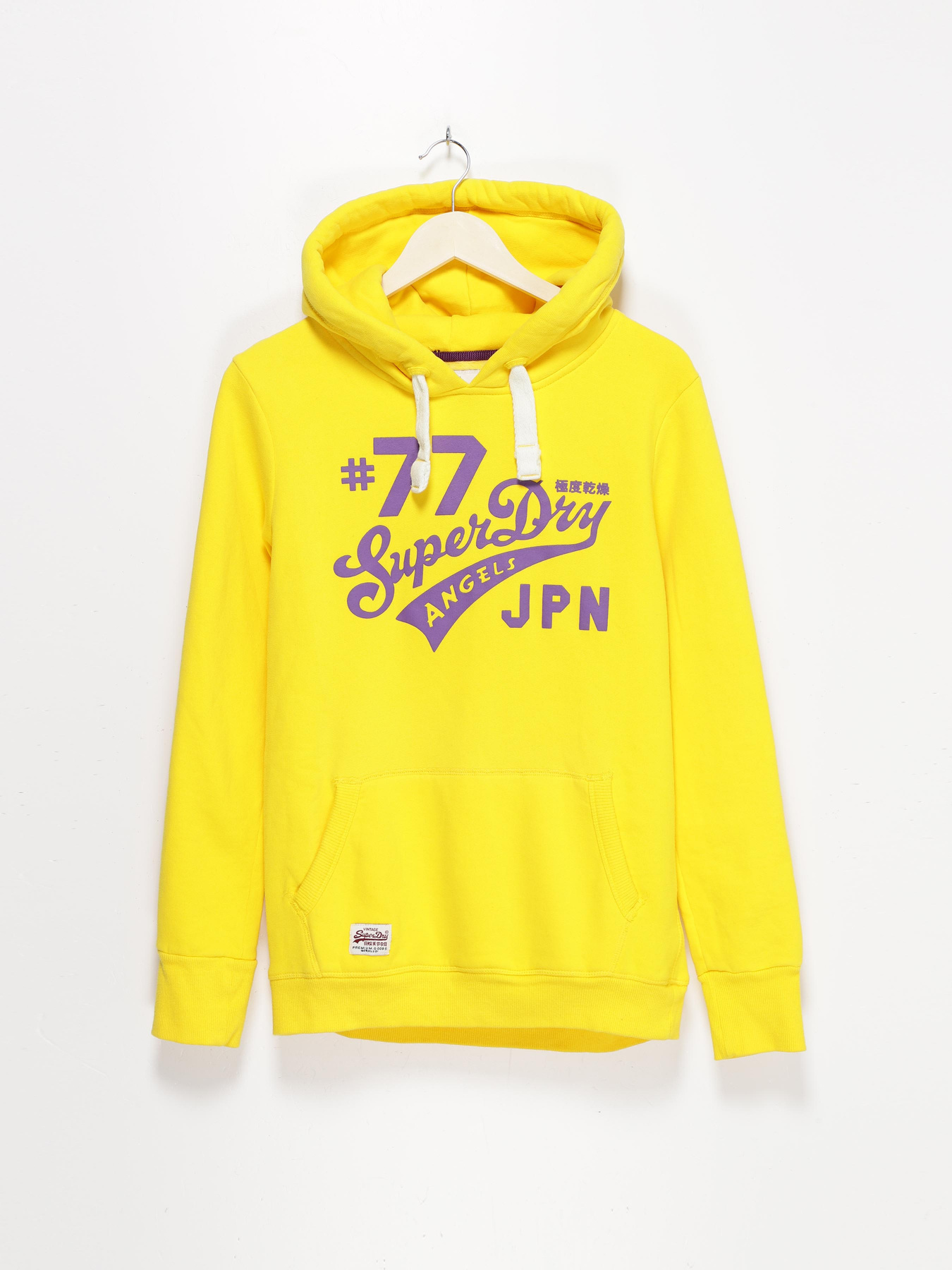 Худи Superdry модель RN127685_жовтий з фіолетовим Фото